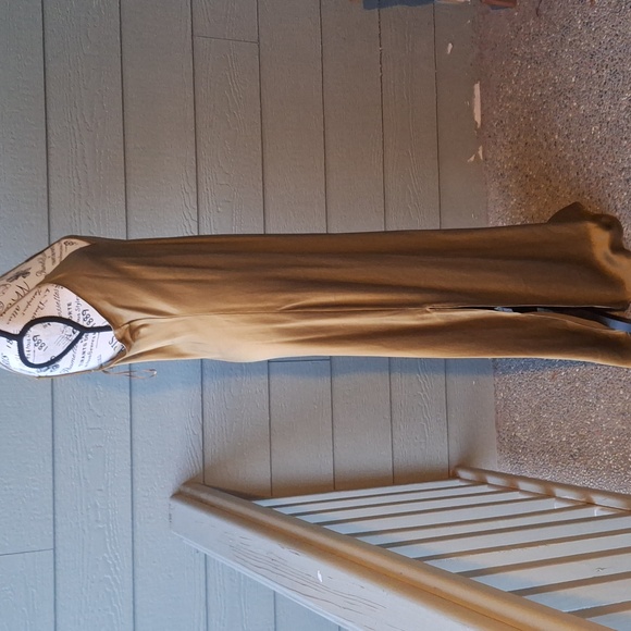 Banana Republic Dreamer Silk Maxi Dress In Cargo Green Size Large Cocktail Party - Picture 5 of 16